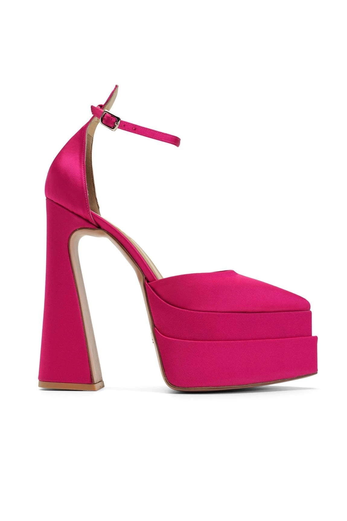Lizzy Saten 16 Cm Platform Topuklu Ayakkabı