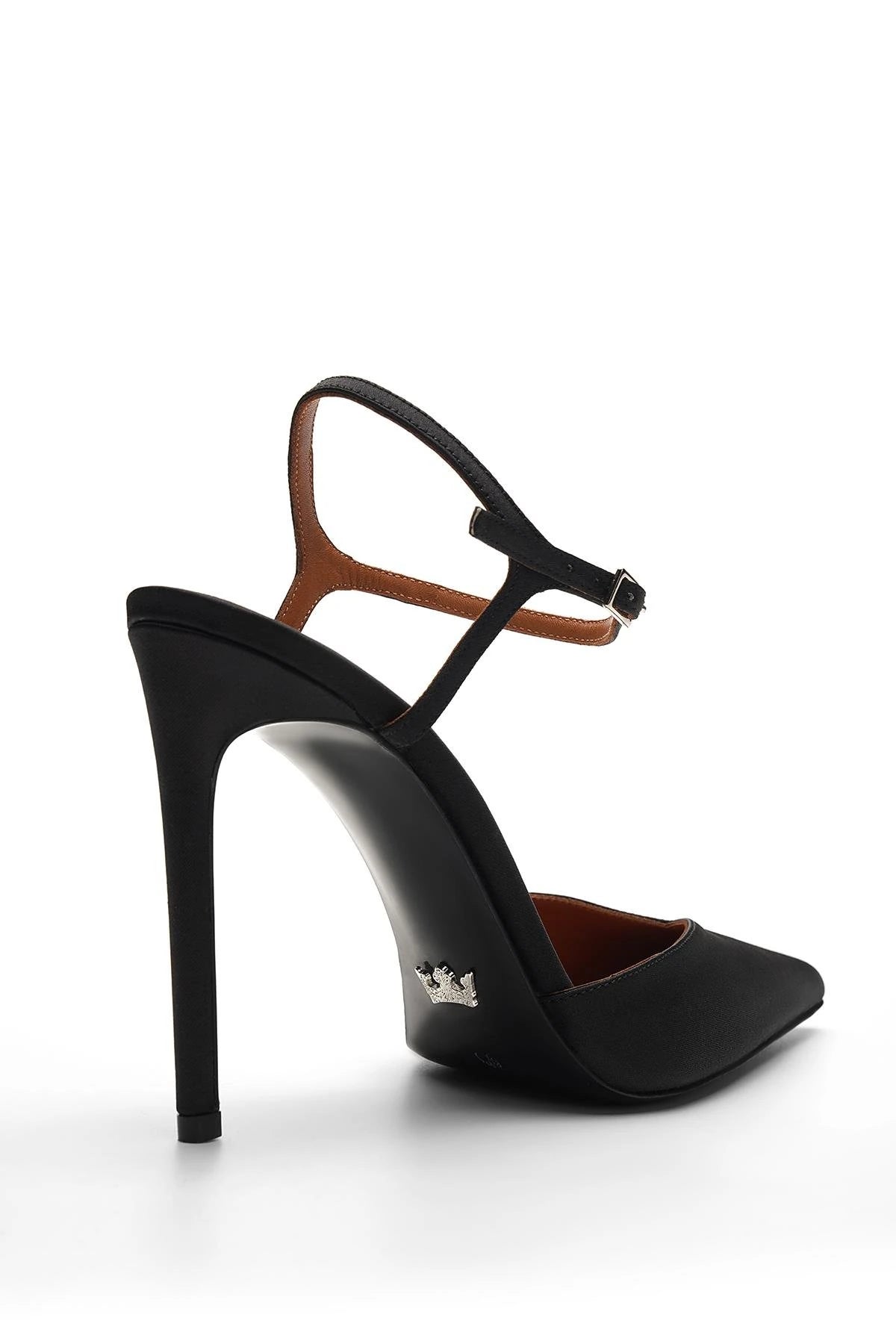 Madrid Saten 10 Cm Stiletto