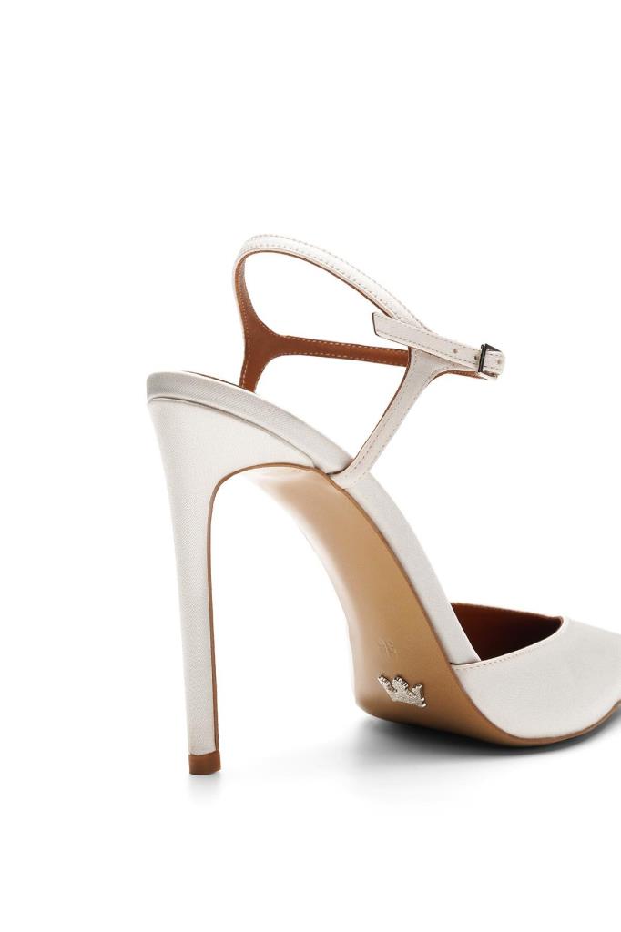 Madrid Saten 10 Cm Stiletto