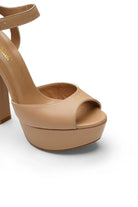 Nifty Deri 14 Cm Platform Topuklu Ayakkabı