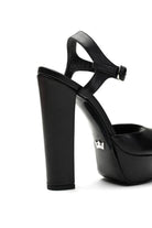 Nifty Deri 14 Cm Platform Topuklu Ayakkabı