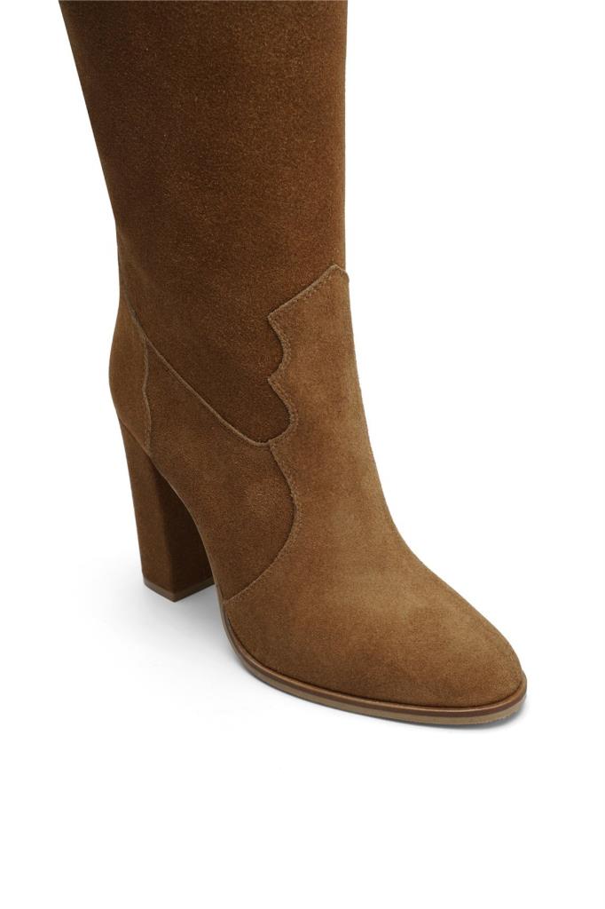 Westy Süet 10 Cm Topuklu Çizme