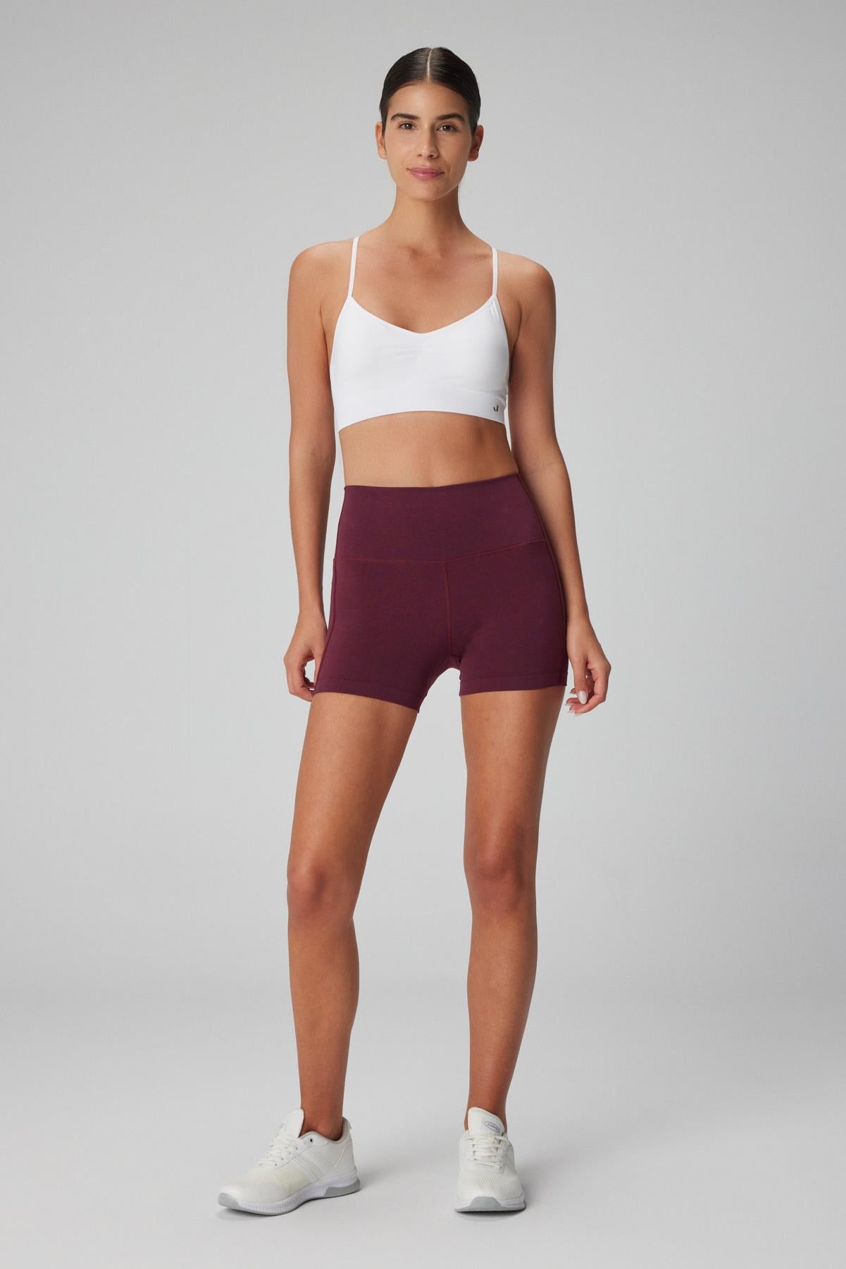 Aruba Toparlayıcı Mini Şort Bordo