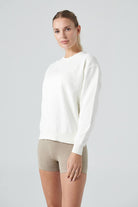 Lydney Kadın Sıfır Yaka Sweatshirt Krem