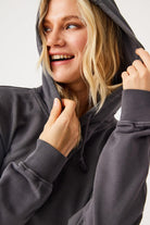 Lydney Unisex Kapüşonlu Sweatshirt Antrasit