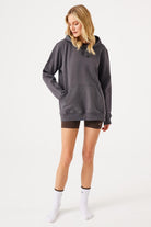 Lydney Unisex Kapüşonlu Sweatshirt Antrasit