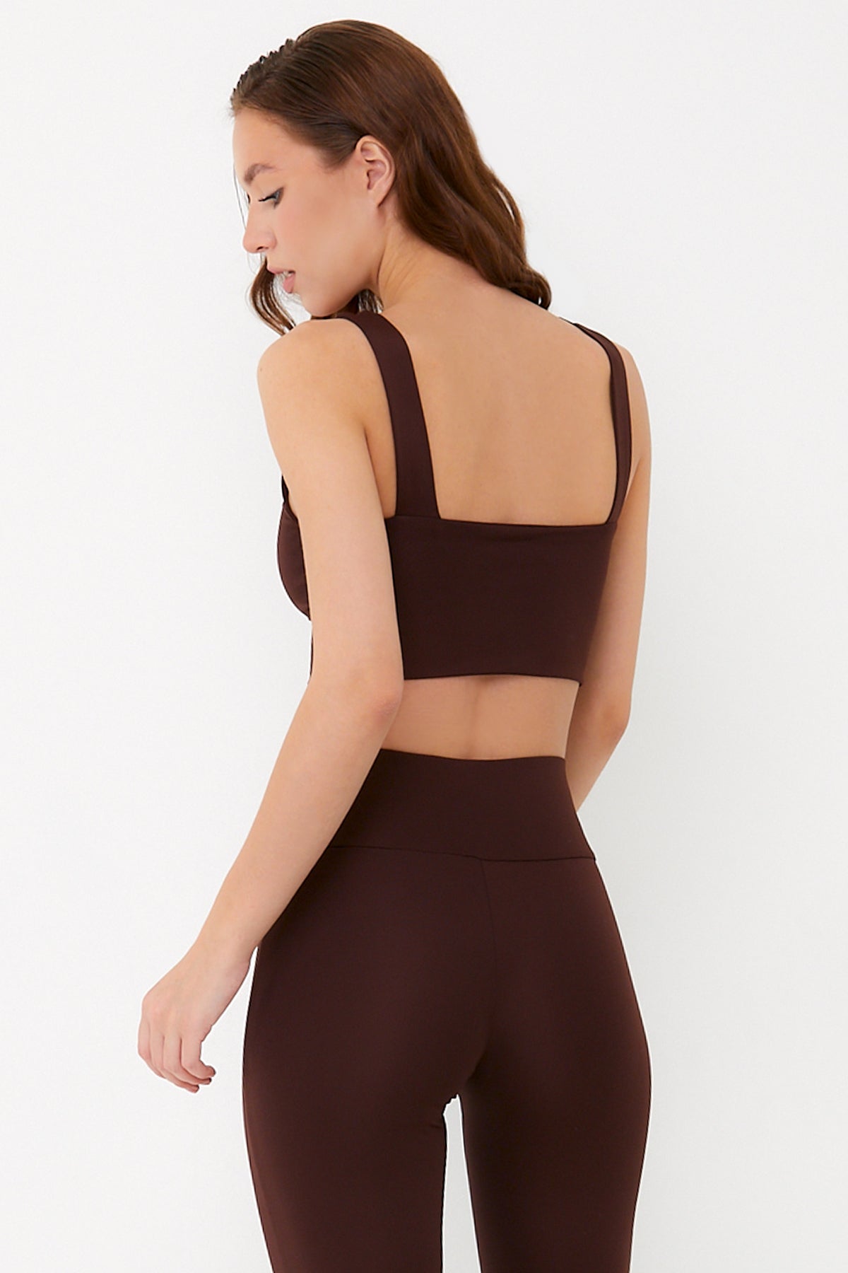 Cora Crop Top | Kahverengi