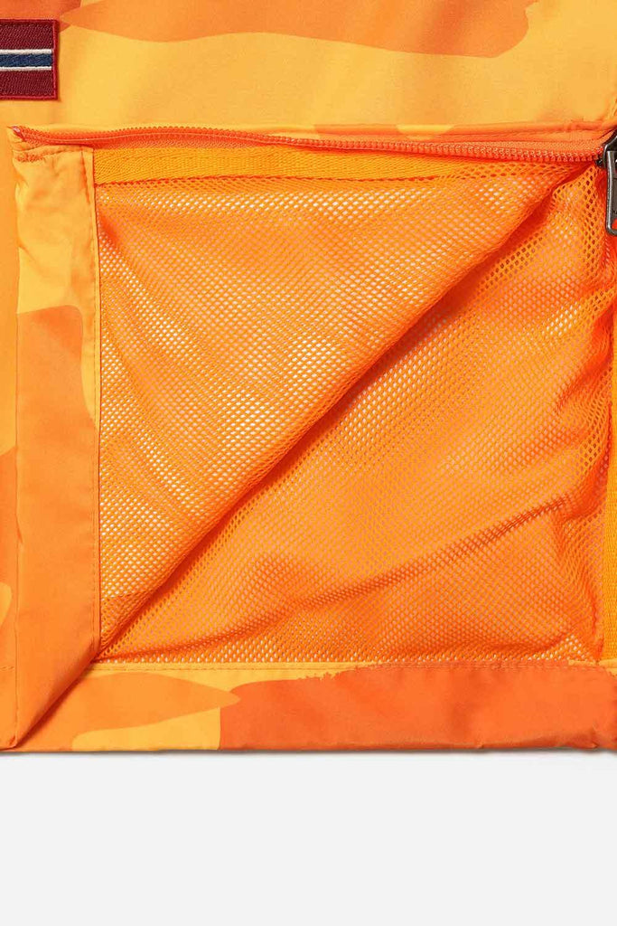 Napapijri | Kids Rainforest Jacket Orange Camo 8 | Milagron