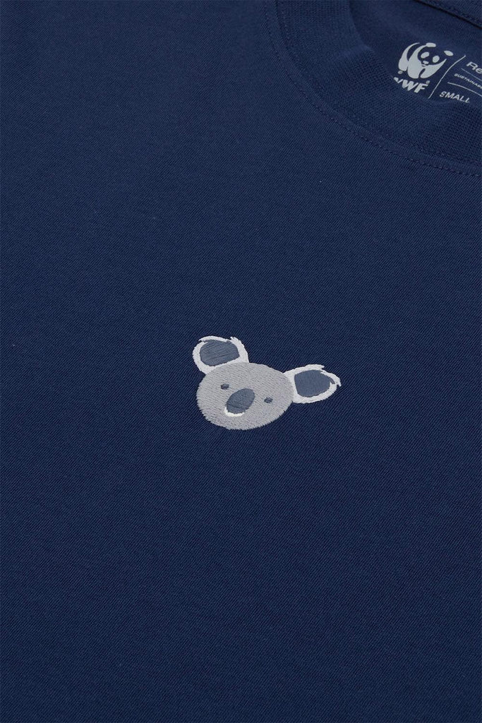 WWF MARKET | Koala Oversize T-shirt - Lacivert 1 | Milagron
