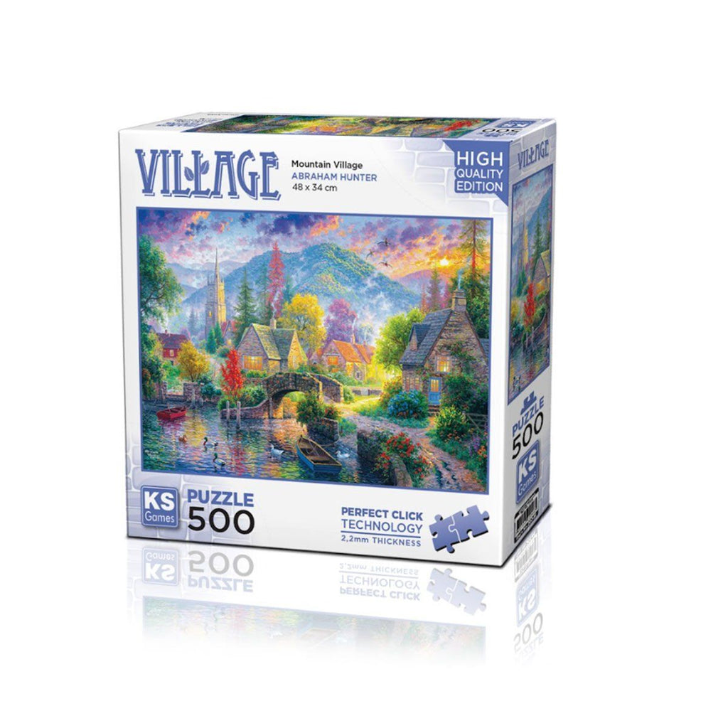 KS Puzzle 20046 Mountain Village 500 Parça Puzzle Ks Puzzle | Milagron 