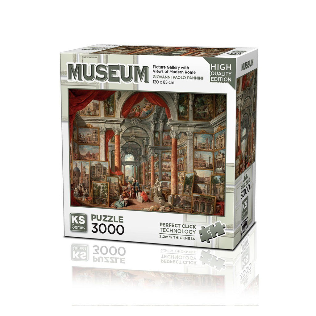 KS Puzzle 23014 Picture Gallery With Views Of Modern Rome 3000 Parça Puzzle Ks Puzzle Puzzle | Milagron 