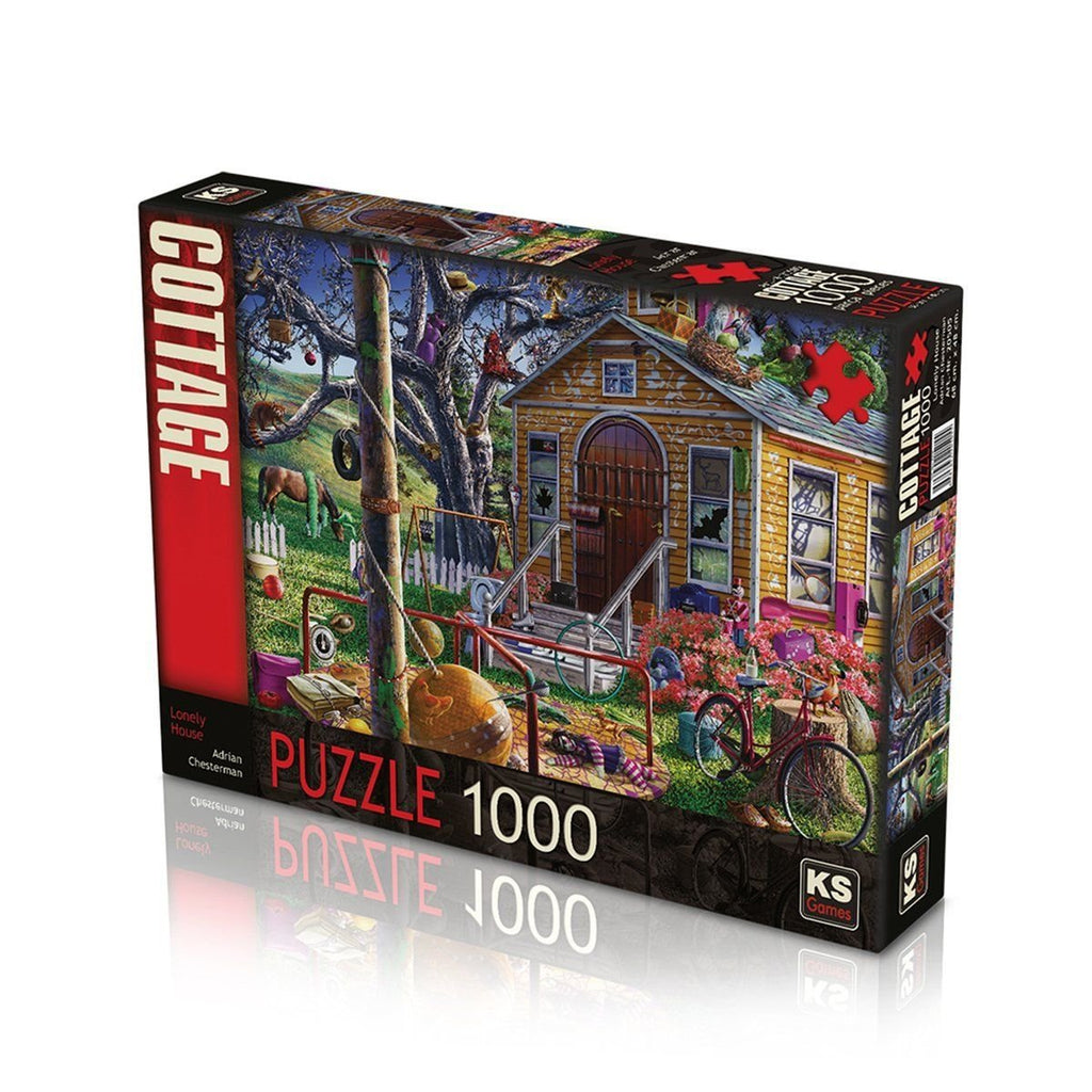 KS Puzzle 20505 Lonely Ev 1000 Parça Puzzle Ks Puzzle Puzzle | Milagron 