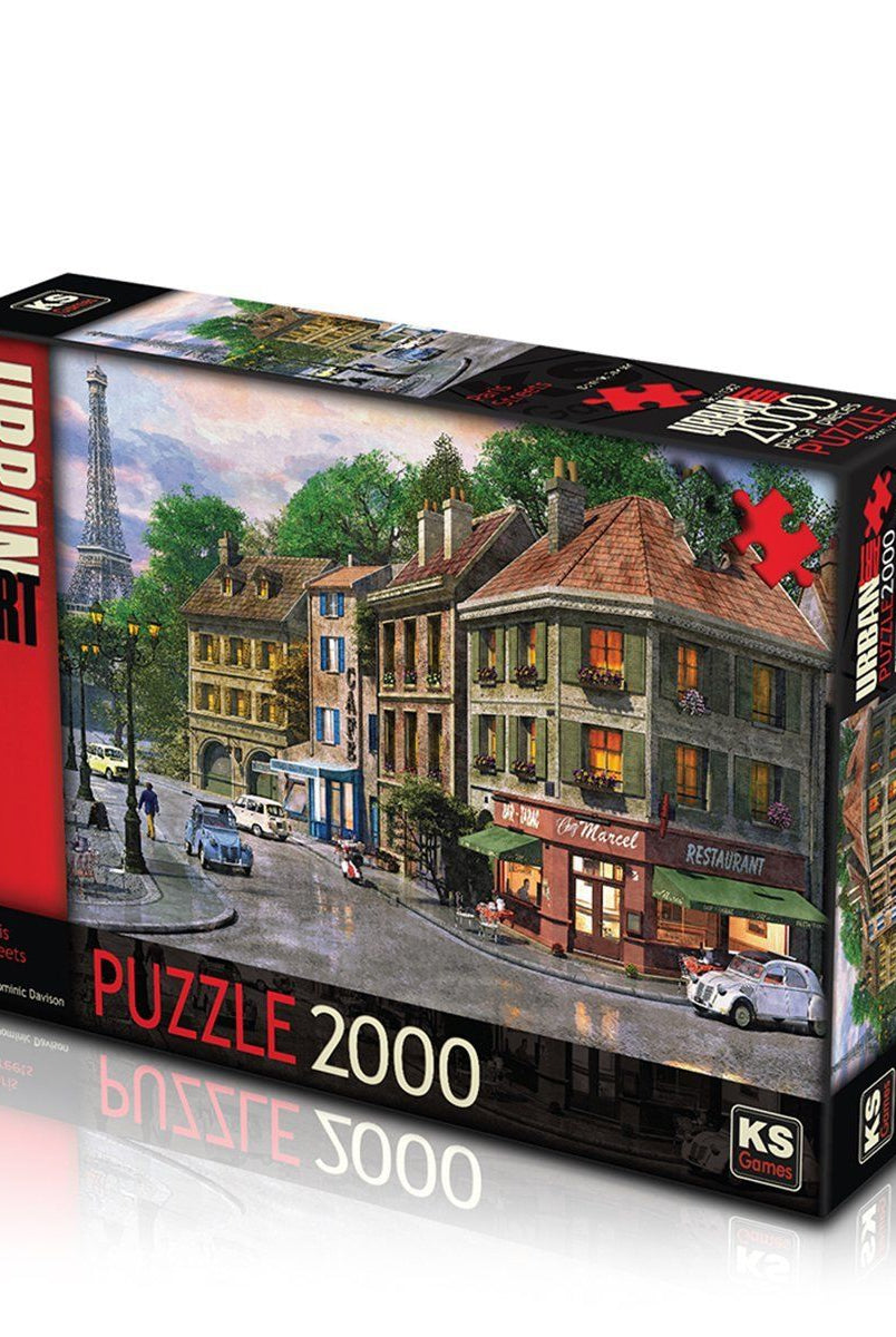 KS Puzzle Paris Sokakları 2000 Parça Puzzle Puzzle | Milagron 