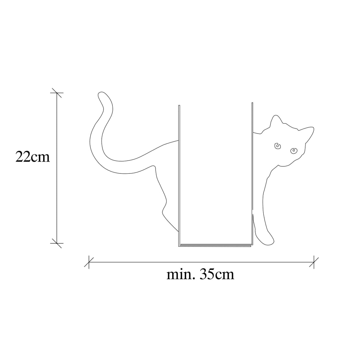 Kt-005-A Dekoratif Metal Kitap Tutucu 