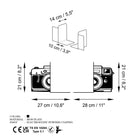 Kt-027 Dekoratif Metal Kitap Tutucu 