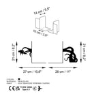Kt-030 Dekoratif Metal Kitap Tutucu 