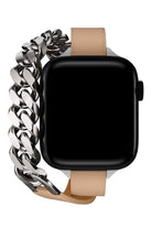 Apple Watch Uyumlu Double Tour Deri Kordon Lauren