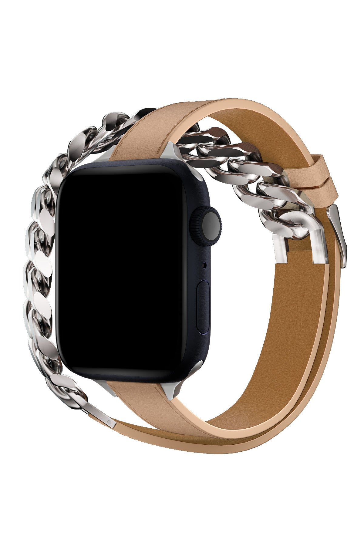 Apple Watch Uyumlu Double Tour Deri Kordon Lauren