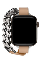 Apple Watch Uyumlu Double Tour Deri Kordon Lauren