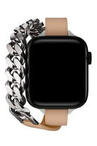 Apple Watch Uyumlu Double Tour Deri Kordon Lauren