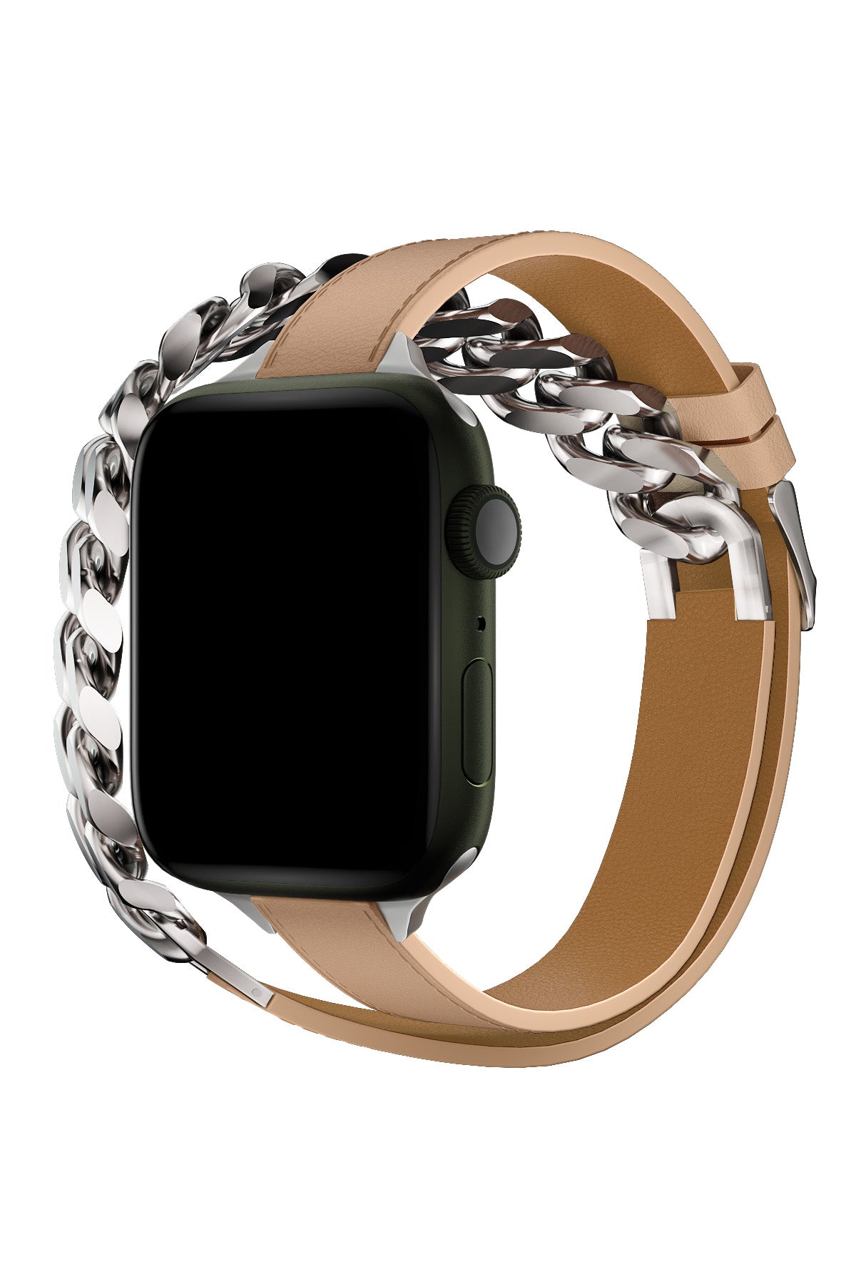 Apple Watch Uyumlu Double Tour Deri Kordon Lauren