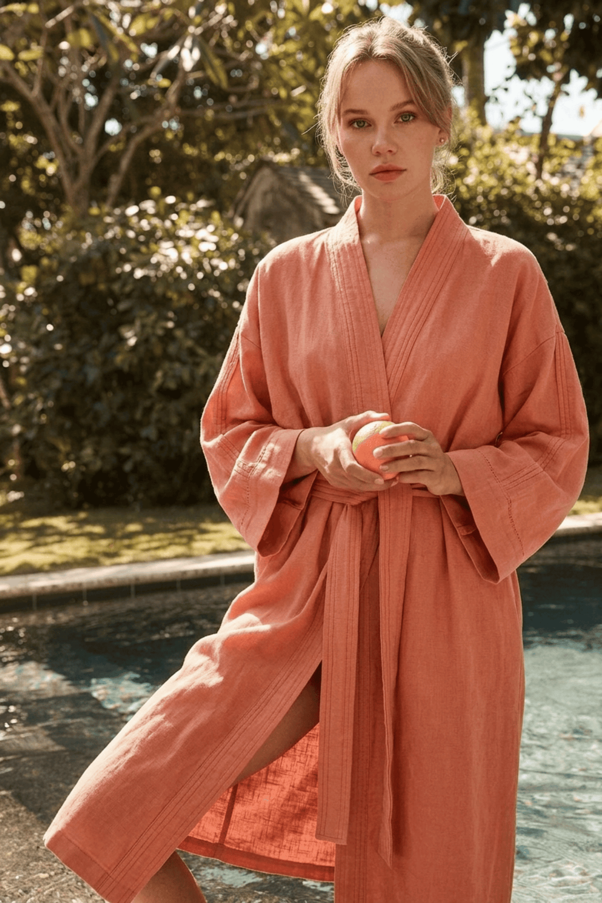 Lavinia Uzun Kollu Kadın Kimono