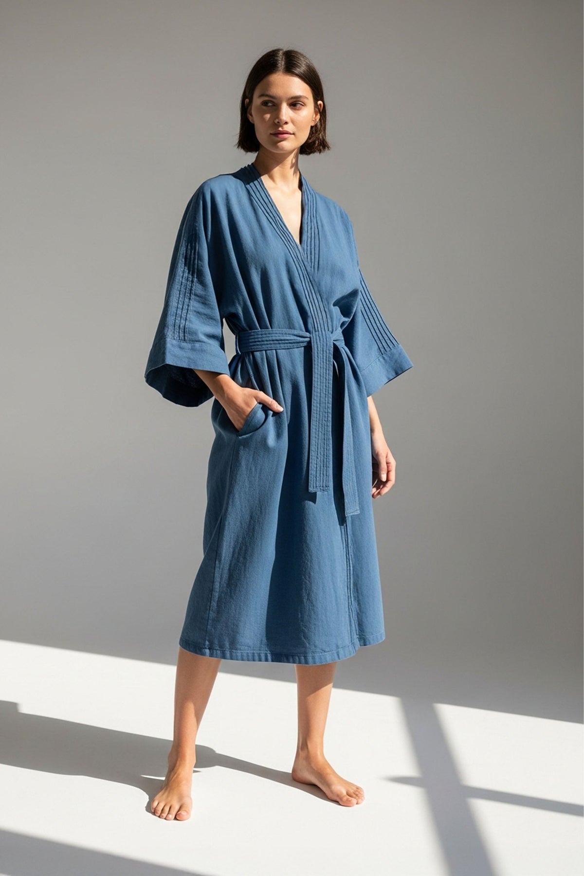 Lavinia Uzun Kollu Kadın Kimono