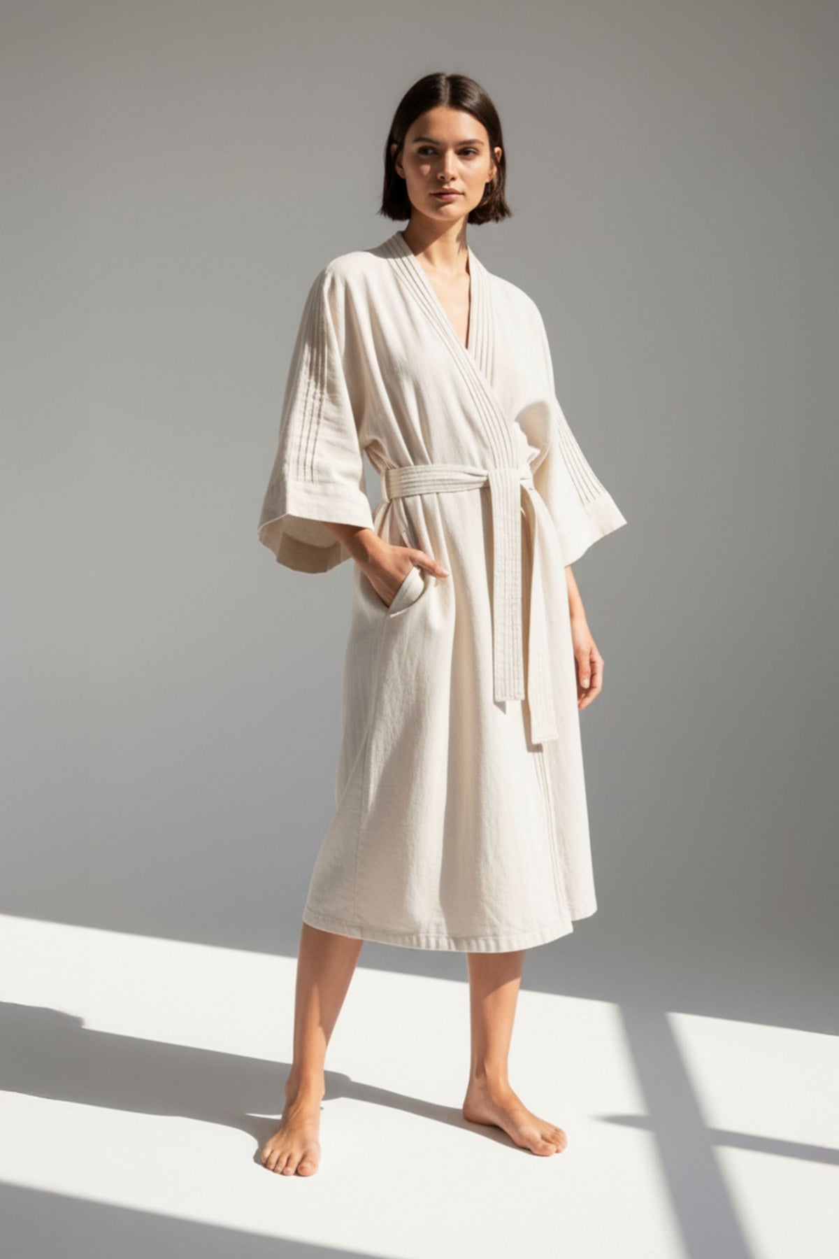 Lavinia Uzun Kollu Kadın Kimono