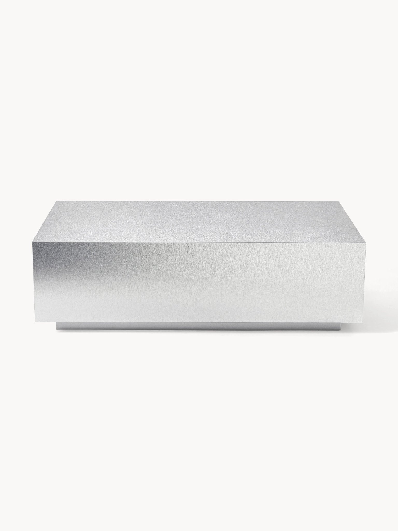 Lesley Modern Metal Görünümlü Dikdörtgen Orta Sehpa 120 Cm
