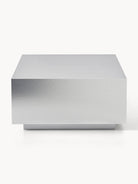 Lesley Modern Metal Görünümlü Dikdörtgen Orta Sehpa 120 Cm