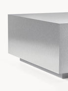 Lesley Modern Metal Görünümlü Dikdörtgen Orta Sehpa 120 Cm