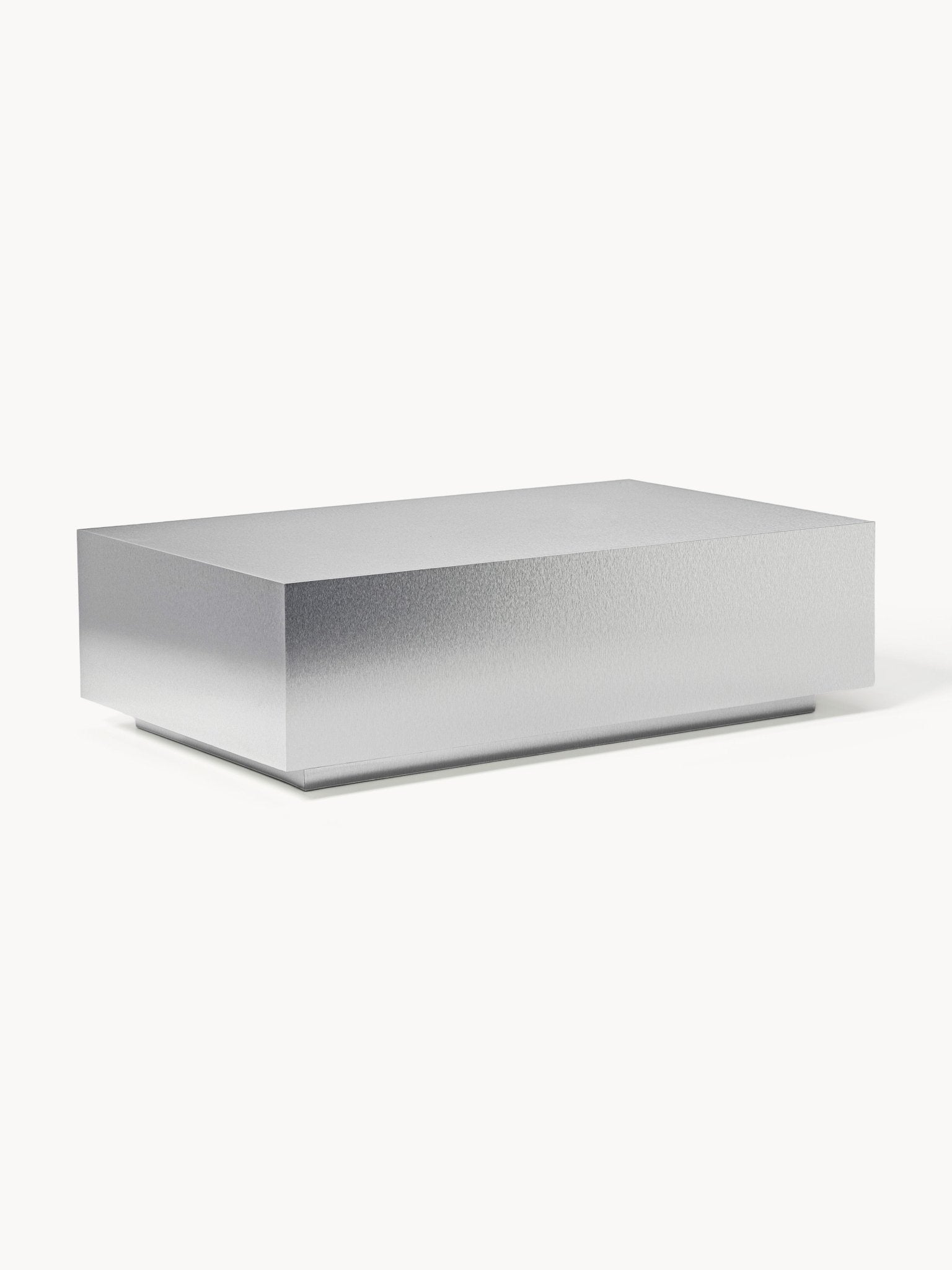 Lesley Modern Metal Görünümlü Dikdörtgen Orta Sehpa 120 Cm