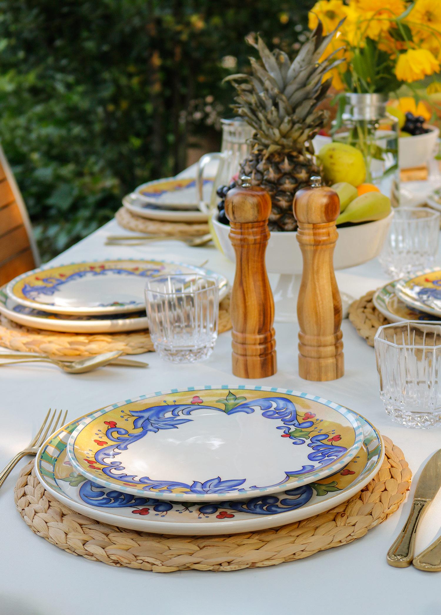 Limoncello Servis Tabağı 6Lı Set 26 Cm