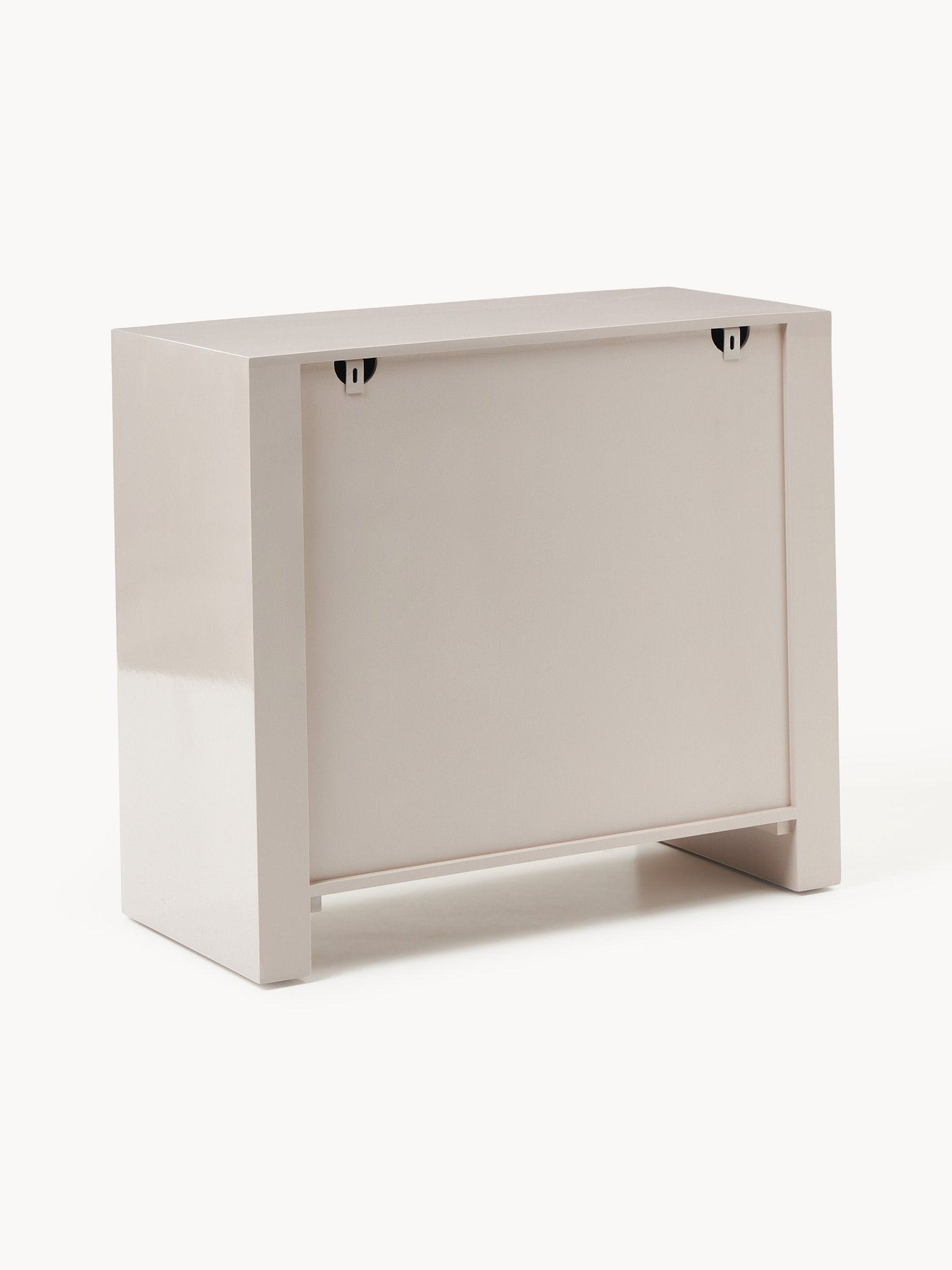 Liv Modern Minimalist Dressoir, Parlak Bej 90 Cm