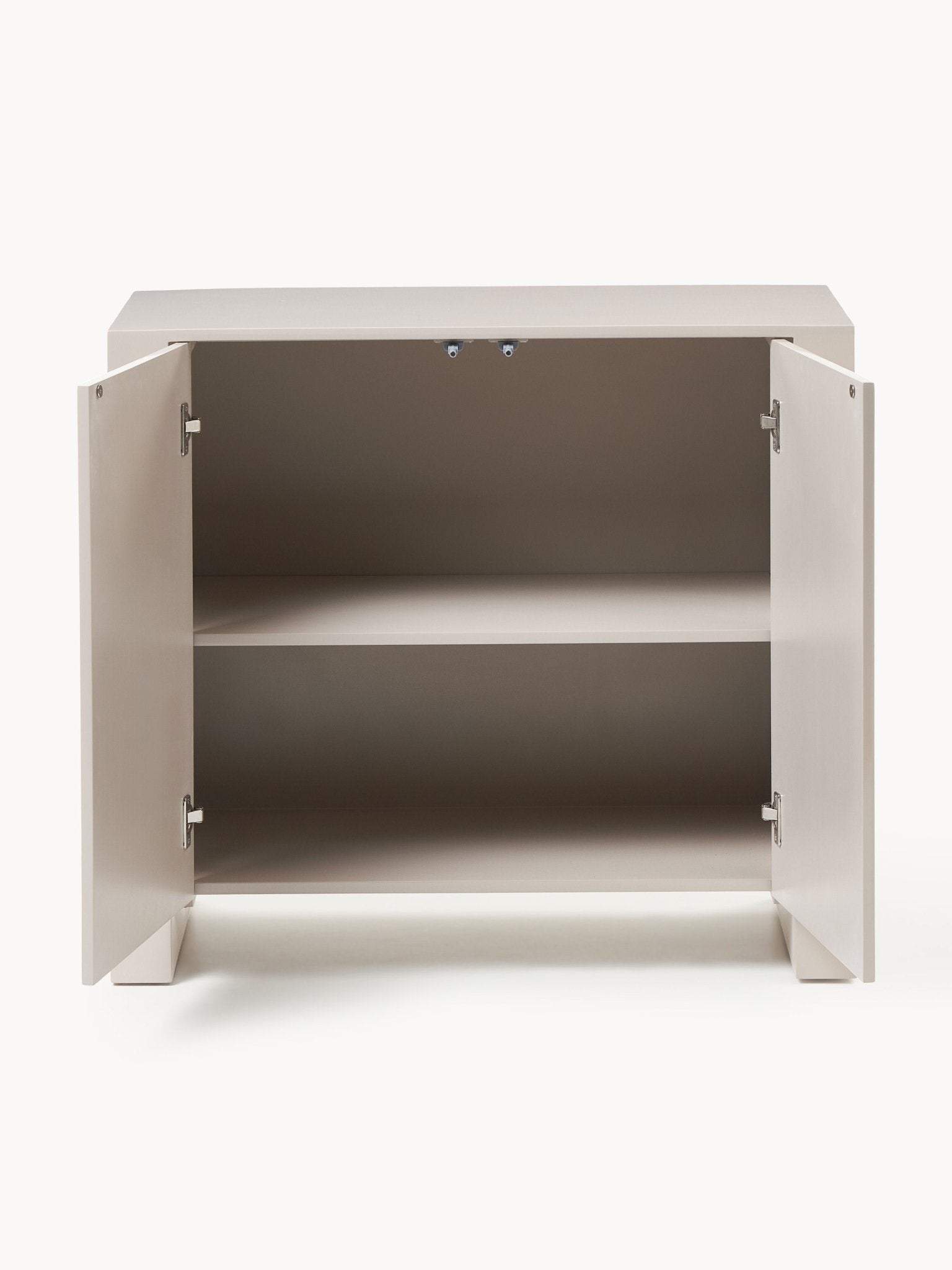 Liv Modern Minimalist Dressoir, Parlak Bej 90 Cm