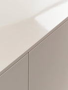 Liv Modern Minimalist Dressoir, Parlak Bej 90 Cm