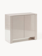 Liv Modern Minimalist Dressoir, Parlak Bej 90 Cm