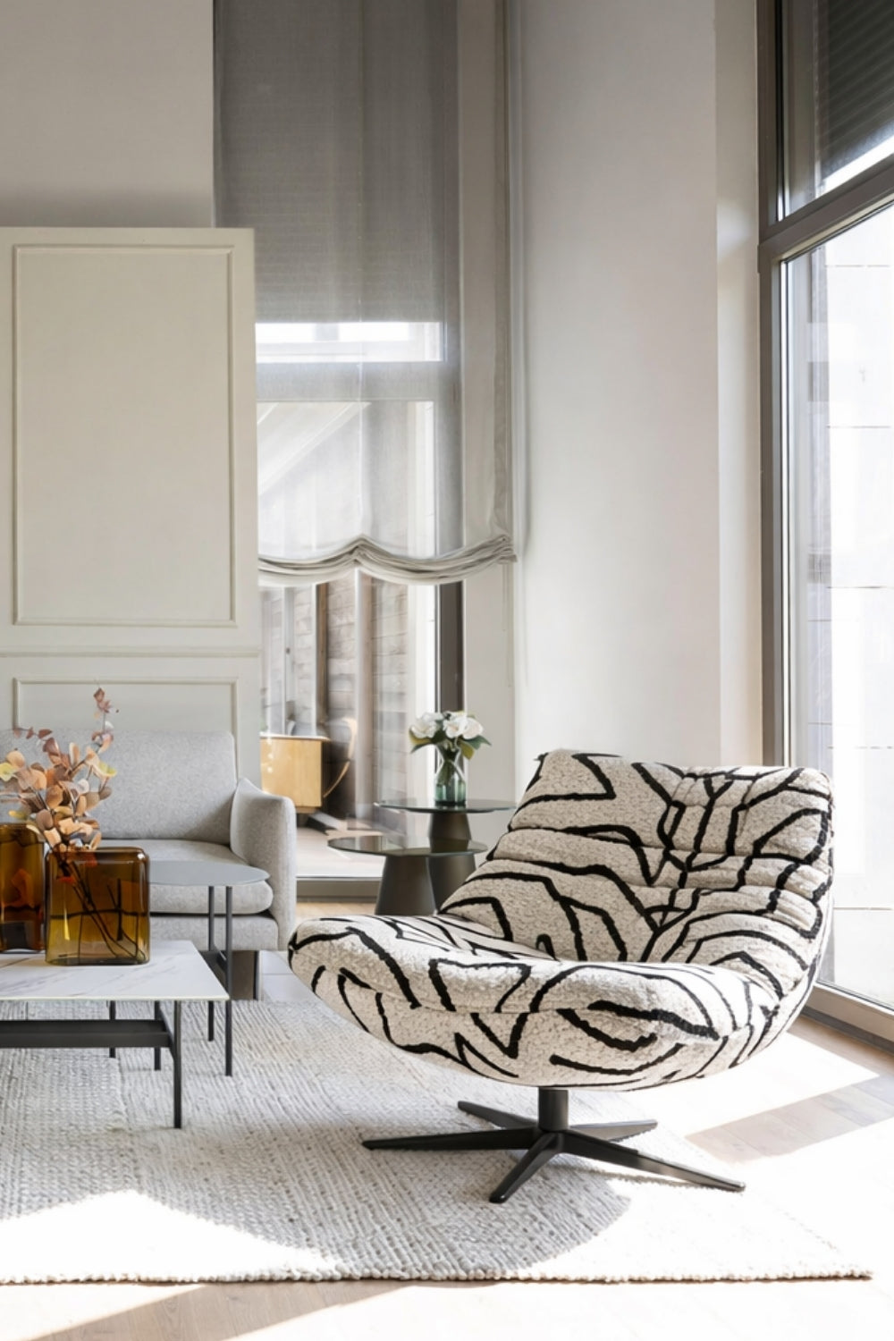 Albert Berjer Koltuk | Döner Ayaklı Modern Tasarım - 0