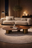 Pebble | Doğal Dokularla Şekillenen Orta Sehpa Seti - 5