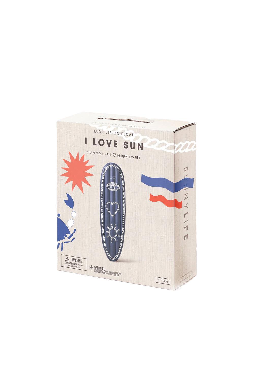 Sunny Life | Luxe Lie-On Deniz Yatağı I Love Sun 1 | Milagron
