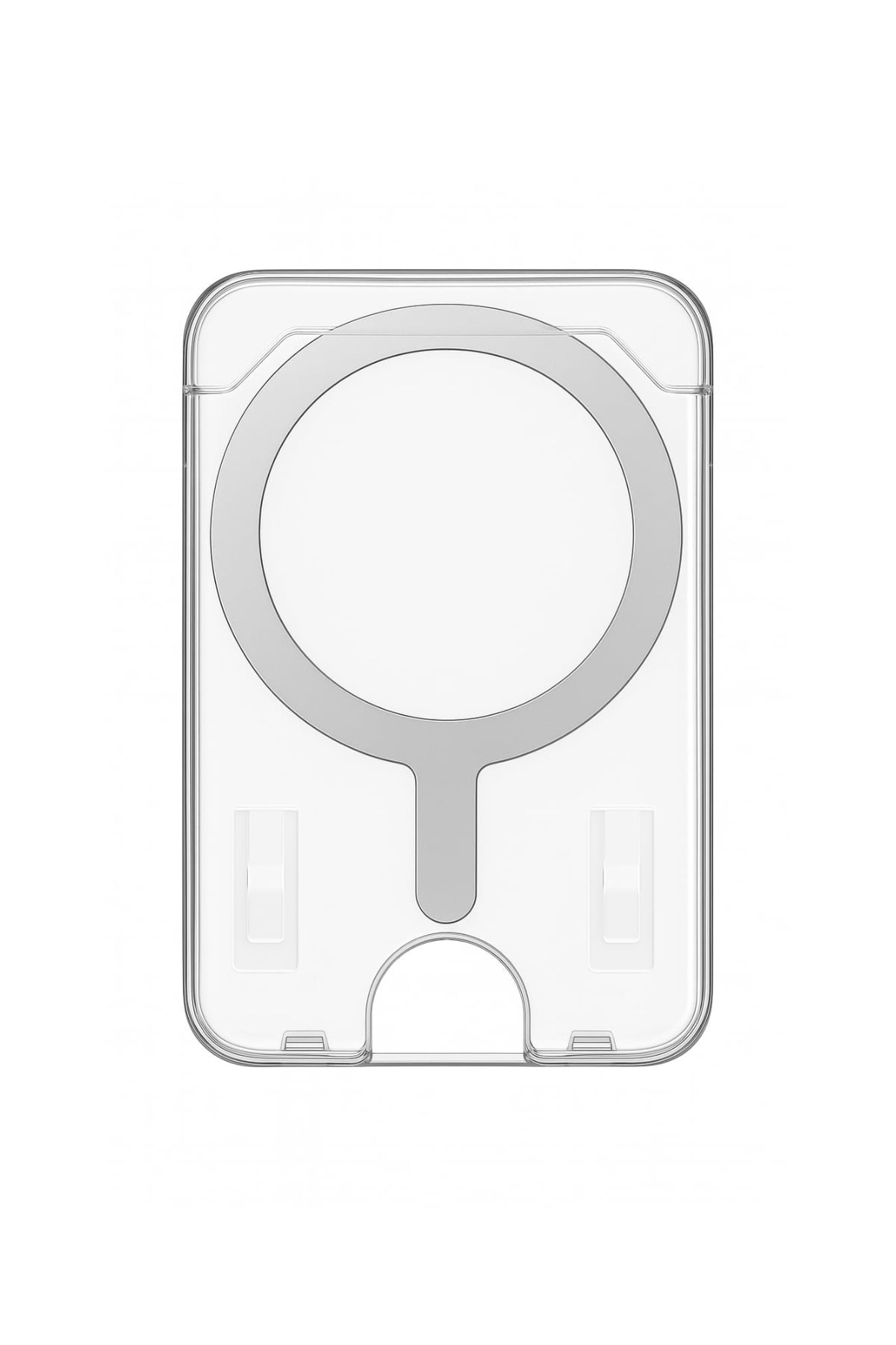 Magsafe Uyumlu Şeffaf Manyetik Kartlık