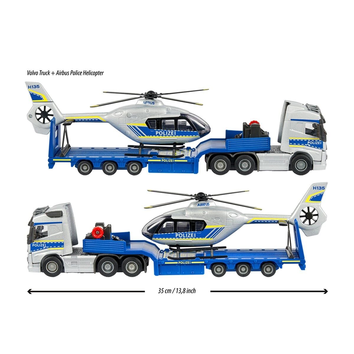 8503716004038 Volvo Truck + Airbus Police Helicopter