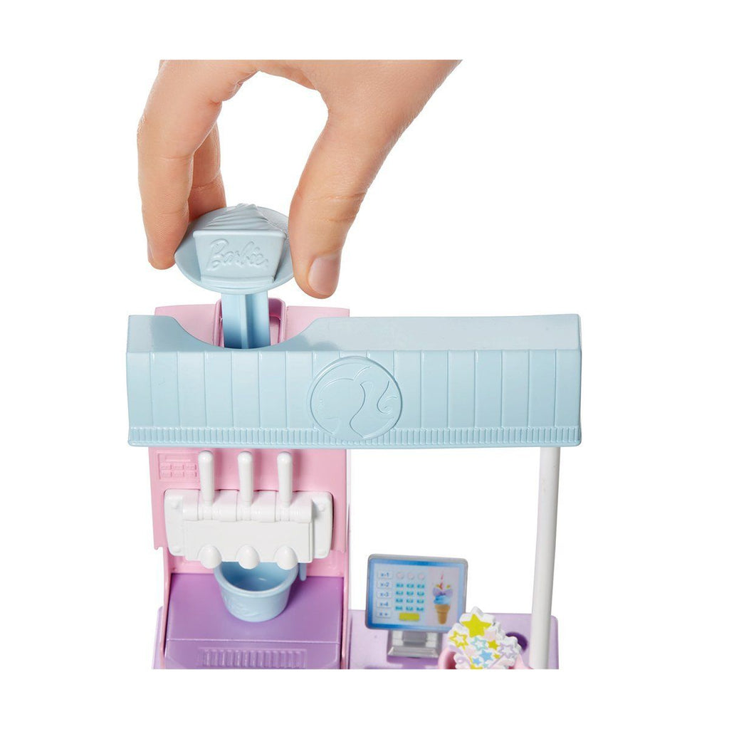 Barbie Barbie Dondurma Dükkanı Oyun Seti, Barbie Ben Büyüyünce Oyuncak Bebek ve Oyun Setleri | Milagron 