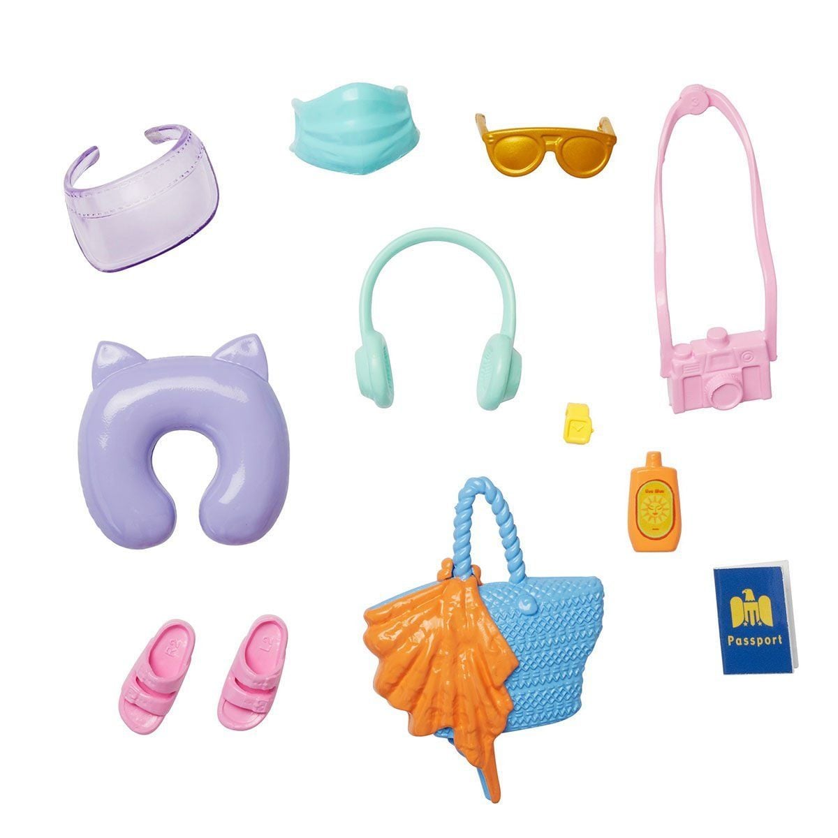 Gwd98 Barbie'Nin Moda Aksesuarları Paketleri / Asorti Seçilemez.