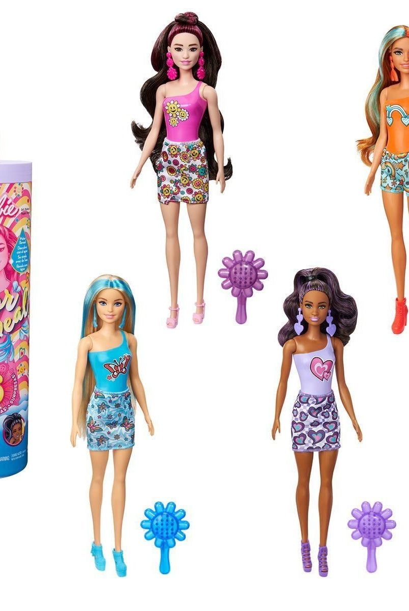 Barbie Barbie Color Reveal Renk Değiştiren Sürpriz Barbie Gökkuşağı Serisi Oyuncak Bebek ve Oyun Setleri | Milagron 