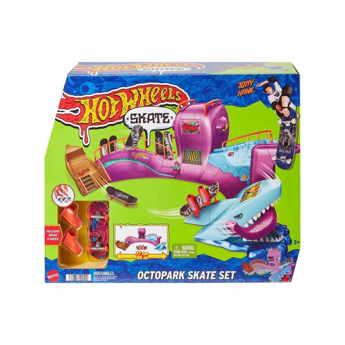 Hmk01 Hot Wheels Skate Ahtapot Kaykay Parkı Oyun Seti