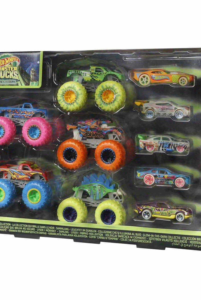 Hot Wheels Monster Trucks Karanlıkta Parlayan Araçlar, Monster Trucks Mattel Oyuncak Arabalar ve Setleri | Milagron 