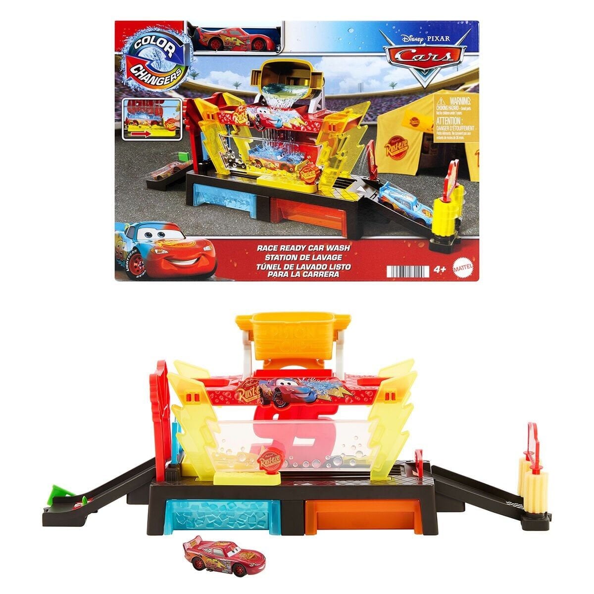 Jbm70 Cars Renk Değiştiren Mcqueen Ile Yıkama Oyun Seti