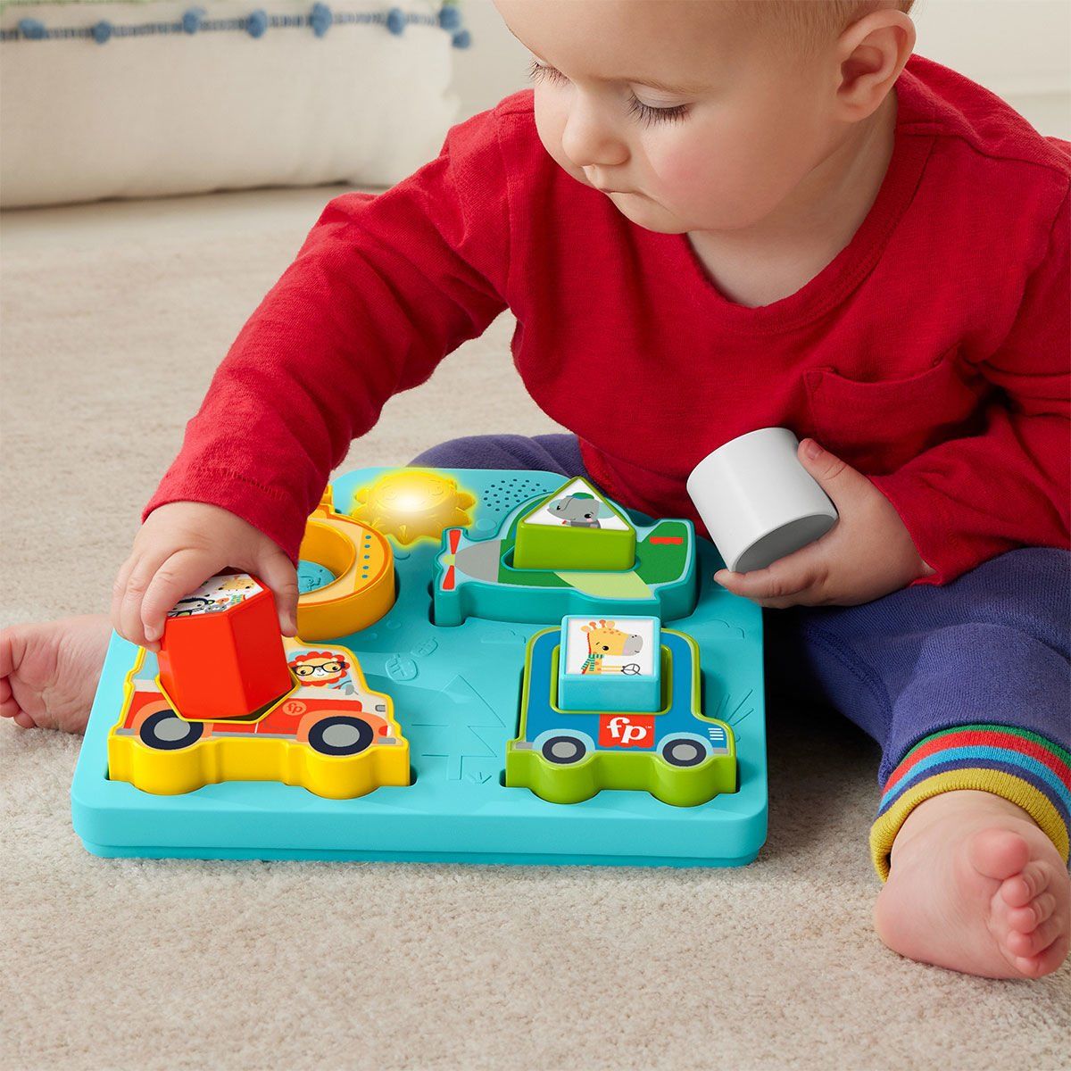 Fisher-Price Şekiller Ve Sesler Puzzle Oyuncak | Milagron 