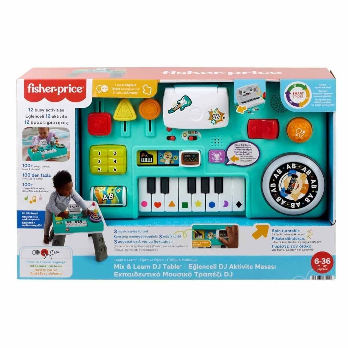 Hrb61 Fisher-Price Eğlenceli Dj Aktivite Masası